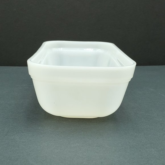 Fire King Gay Fad Refrigerator Dish with Lid Anchor Hocking Rectangular Fridgie - Picture 9 of 9